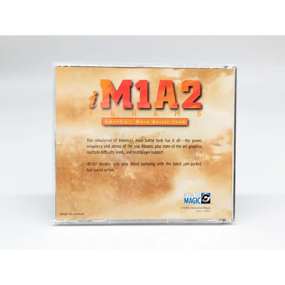 iM1A2 Abrams PC Game Interactive Magic 1996 Americas Main Battle Tank